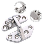2Pcs Heavy Duty Stainless Steel Hinges for Marine Decks and Control Cabinets