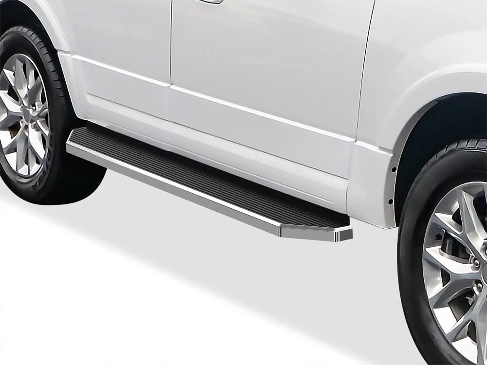Set of 2 Polished 6" Side Steps for Ford Expedition EL (2007–2017)