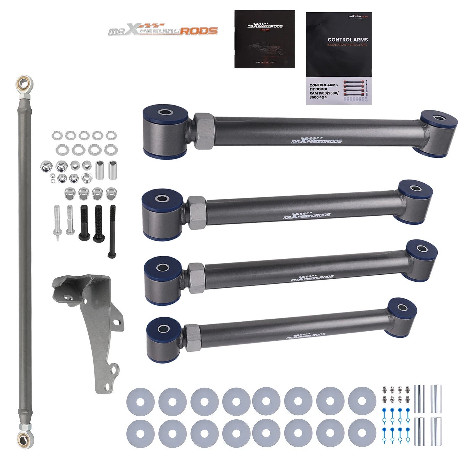 Adjustable Control Arm Track Bar Rod for Dodge Ram 1500 2500 3500 (1994–2002)