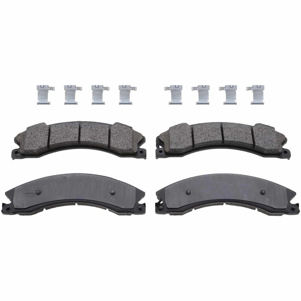 Set of 4 Semi-Metallic Brake Pads for Nissan Titan XD (2016–2021)