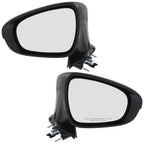 Set of 2 Heated Mirrors for Lexus IS300