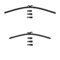 2X Bosch 28" LH & 18" RH Windshield Wiper Blades for Ford Focus (2000–2007)