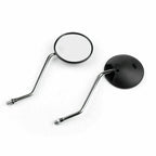 10mm Black Rear Side View Mirrors for Honda XR250 XR400 XR600 TLR200 XL100 (1990–2023)