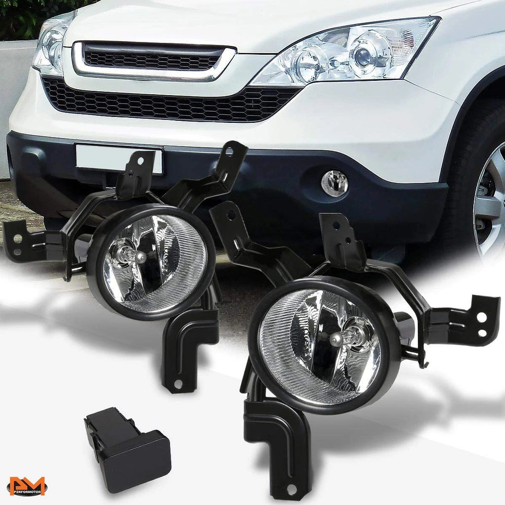 Clear Fog Lights with Switch for Honda CR-V (2007–2009)