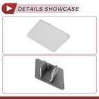 Bumper Headlight Washer Nozzle Cover Cap for BMW 335i - Silver Tone