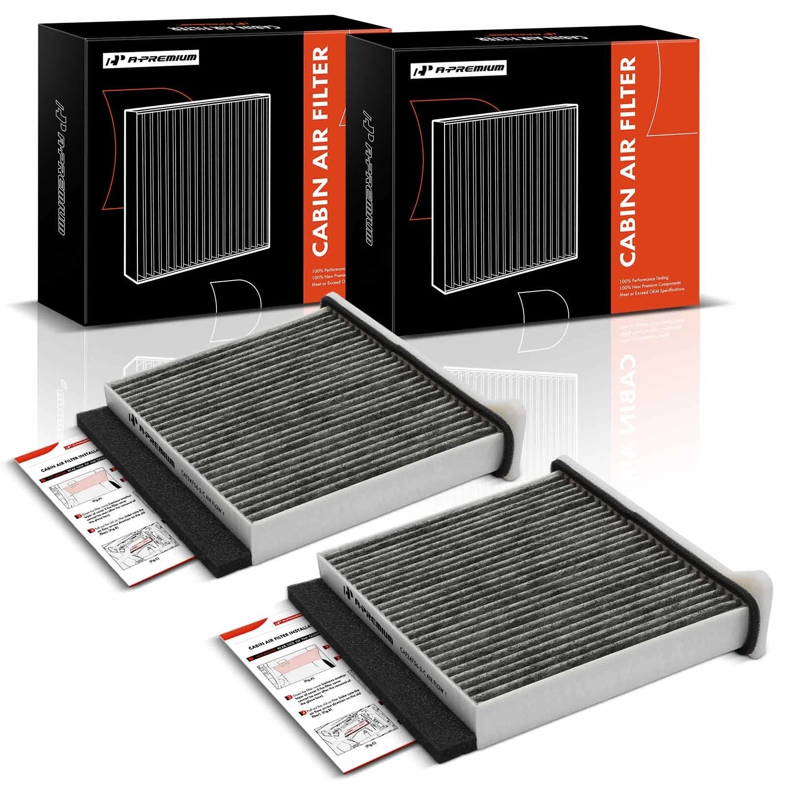 2X Cabin Air Filter for Mitsubishi Lancer Outlander 