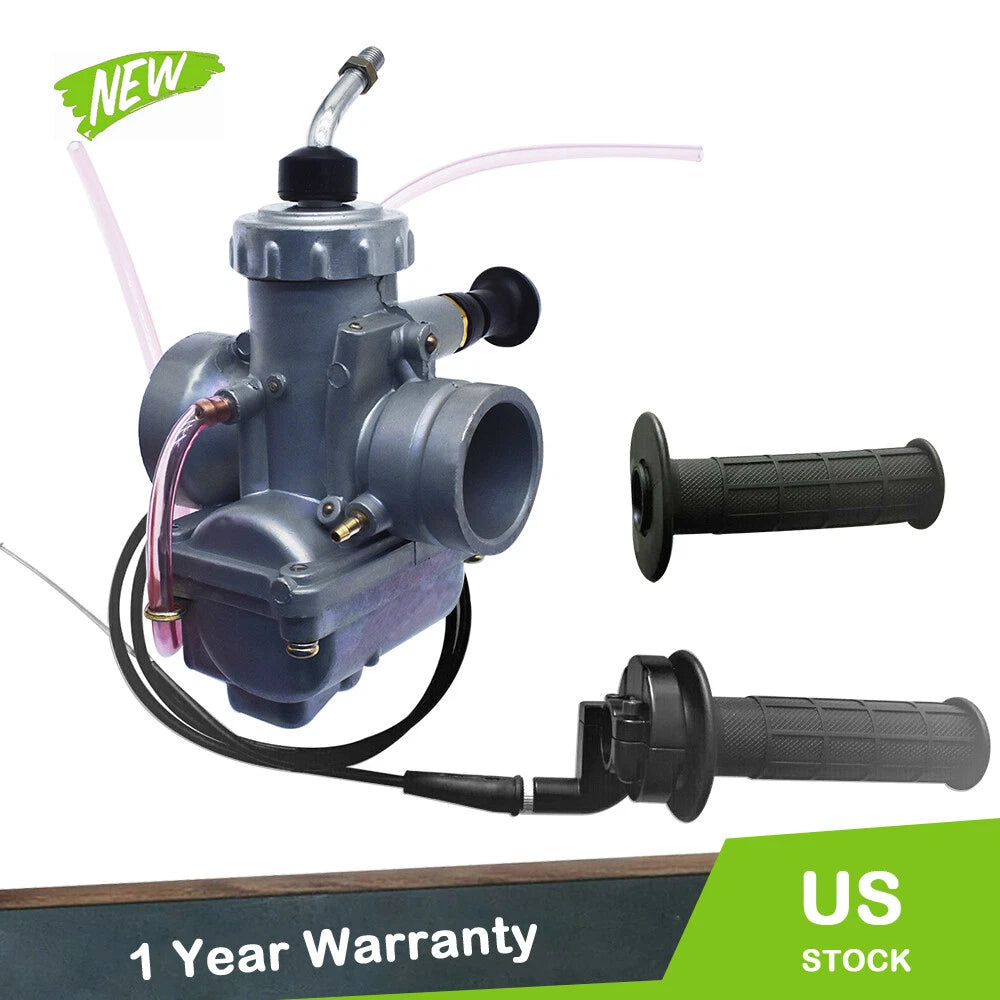 Carburetor & Handle Grip & Cable for DT125 DT100 RT100 YZ80 YZ85 BW200