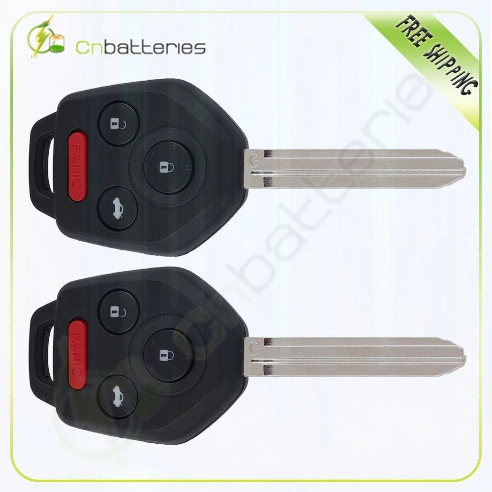 2X Remote Keyless Entry Key Fob for Subaru Legacy Outback (2010–2014)