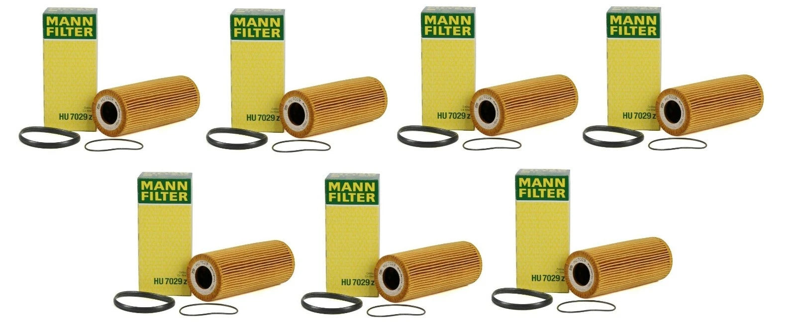 Set of 7 Engine Oil Filters for VW Touareg, Porsche Cayenne, Audi A4, A7, SQ5