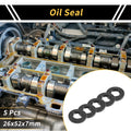 Set of 5 Oil Seal Rotary Shaft Seal NBR Rubber 26x52x7mm