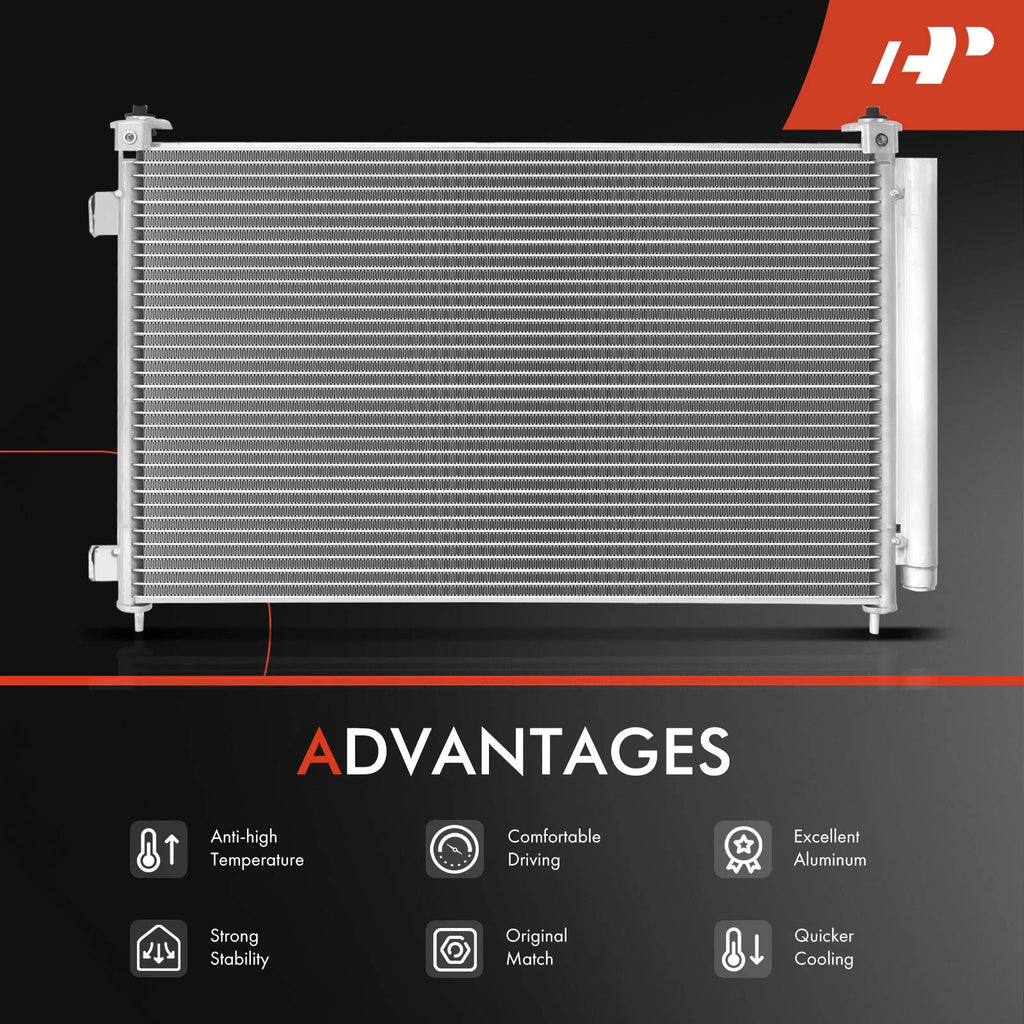 A/C Condenser with Receiver Drier for Nissan Sentra (2007-2012)