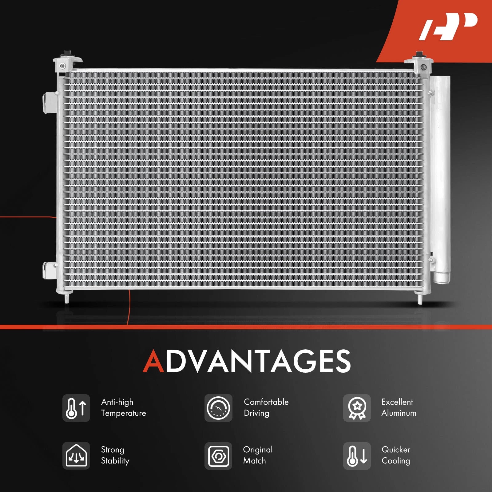 A/C Condenser with Receiver Drier for Nissan Sentra (2007-2012)