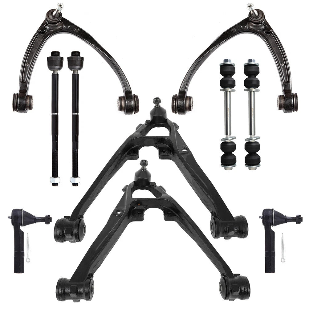 Front Upper Lower Control Arms Tie Rod for Chevrolet Silverado 1500 (2007–2013)