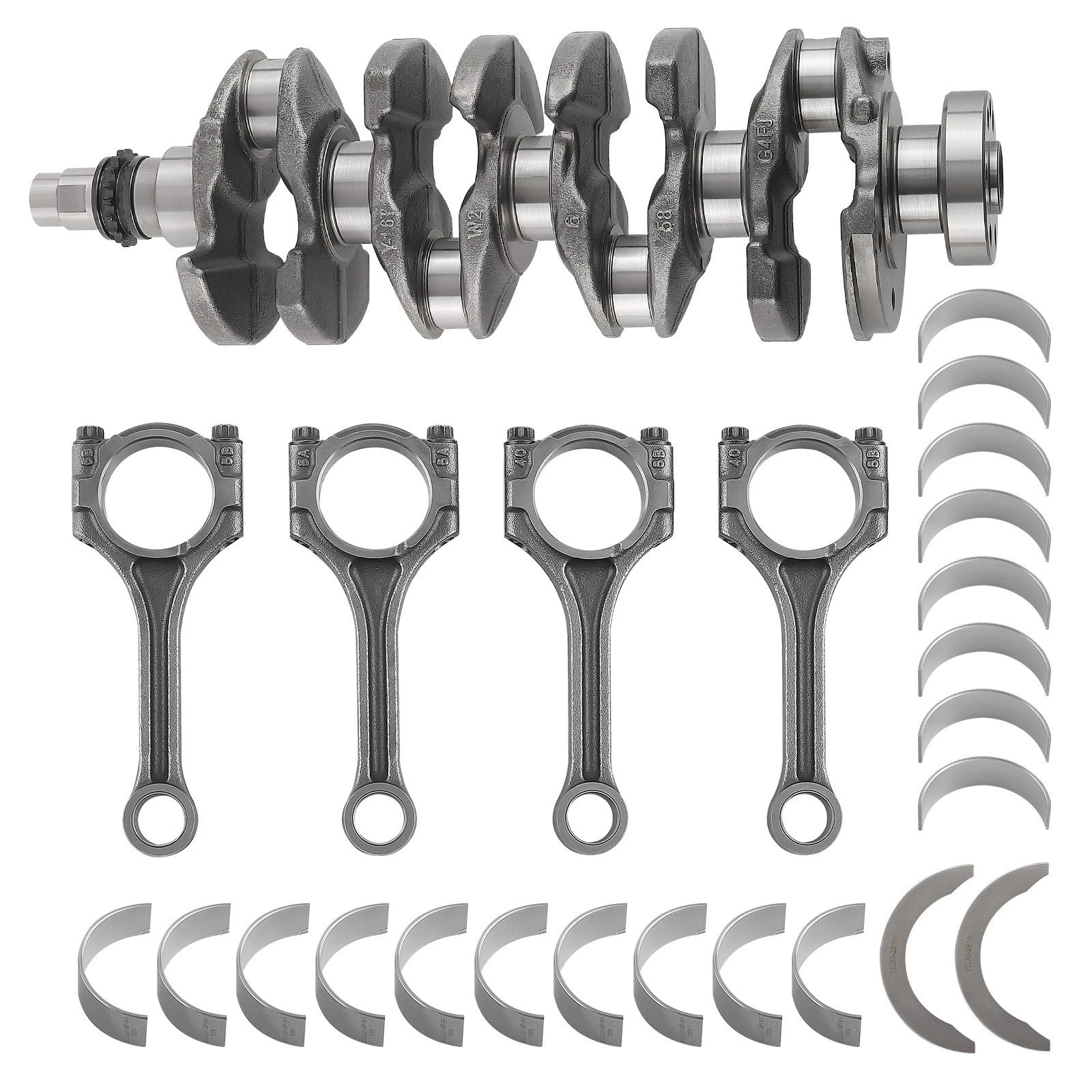 Crankshaft & Connecting Rods Bearing Kit for Hyundai Kia 1.6T (2017–2021)