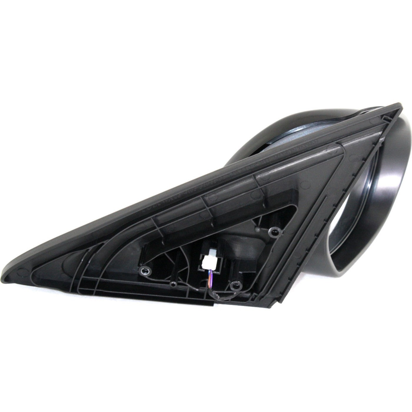 Power Mirror for Mazda 3 (2010–2013) - Smooth Black Passenger Side RH