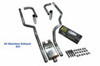 Dual Exhaust Kit for Chevy GMC 1500 (2019–2025) - Stainless Steel, Rolled Side