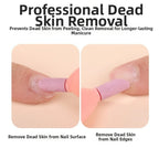 Heart Nail File with Quartz Polishing & Cuticle Removal Tip
