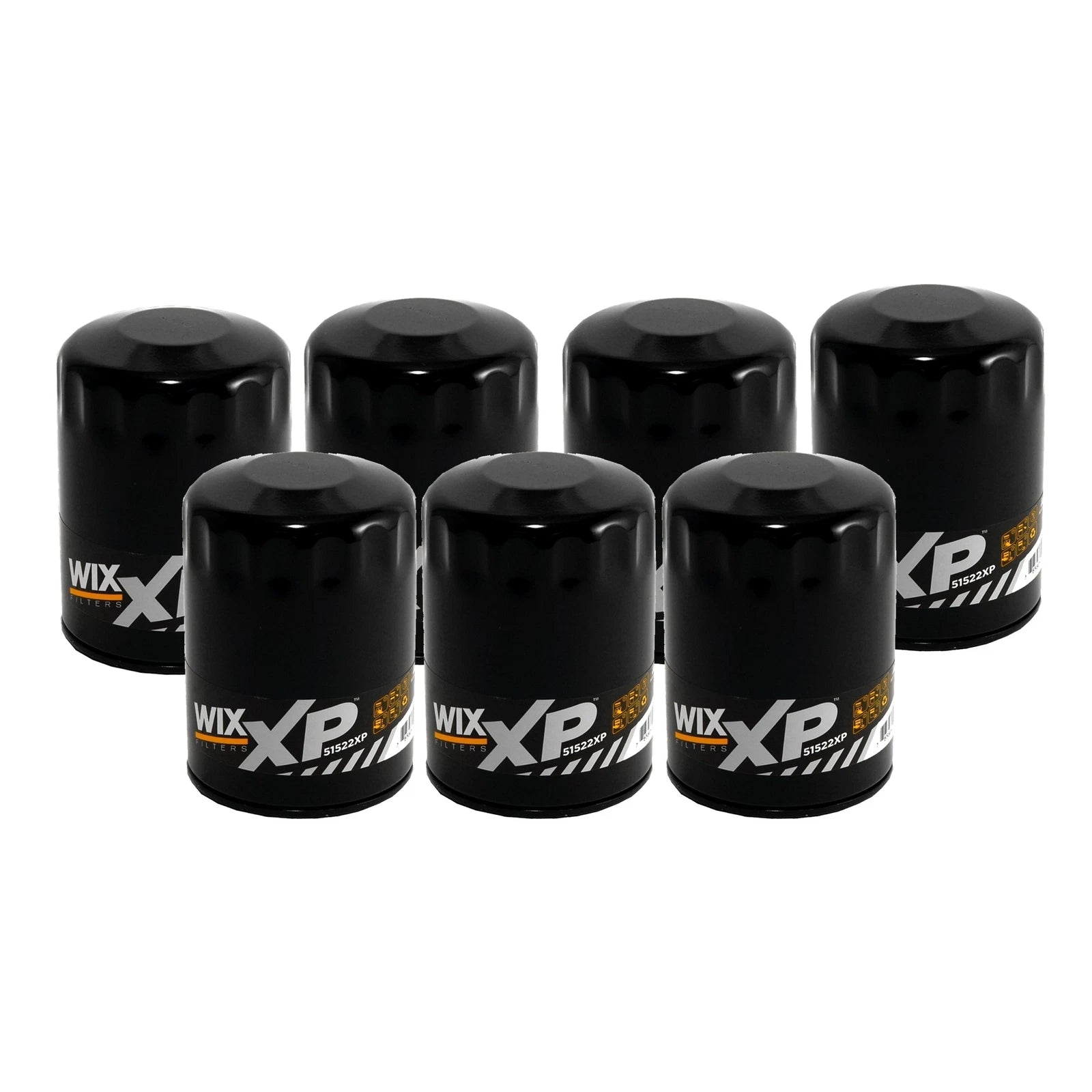 Set of 7 Wix 51522XP Engine Oil Filters for (Spin-On)