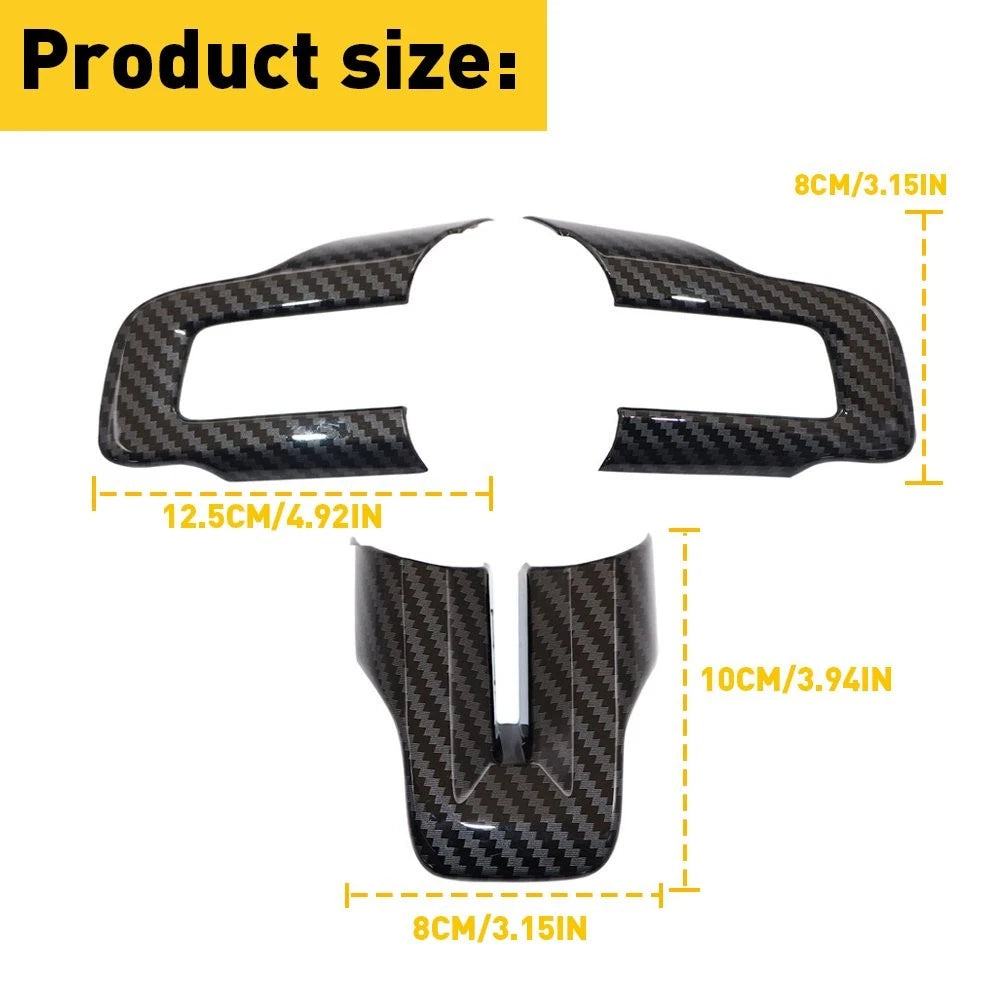 Steering Wheel Panel Trim for Ford Mustang (2015–2022)