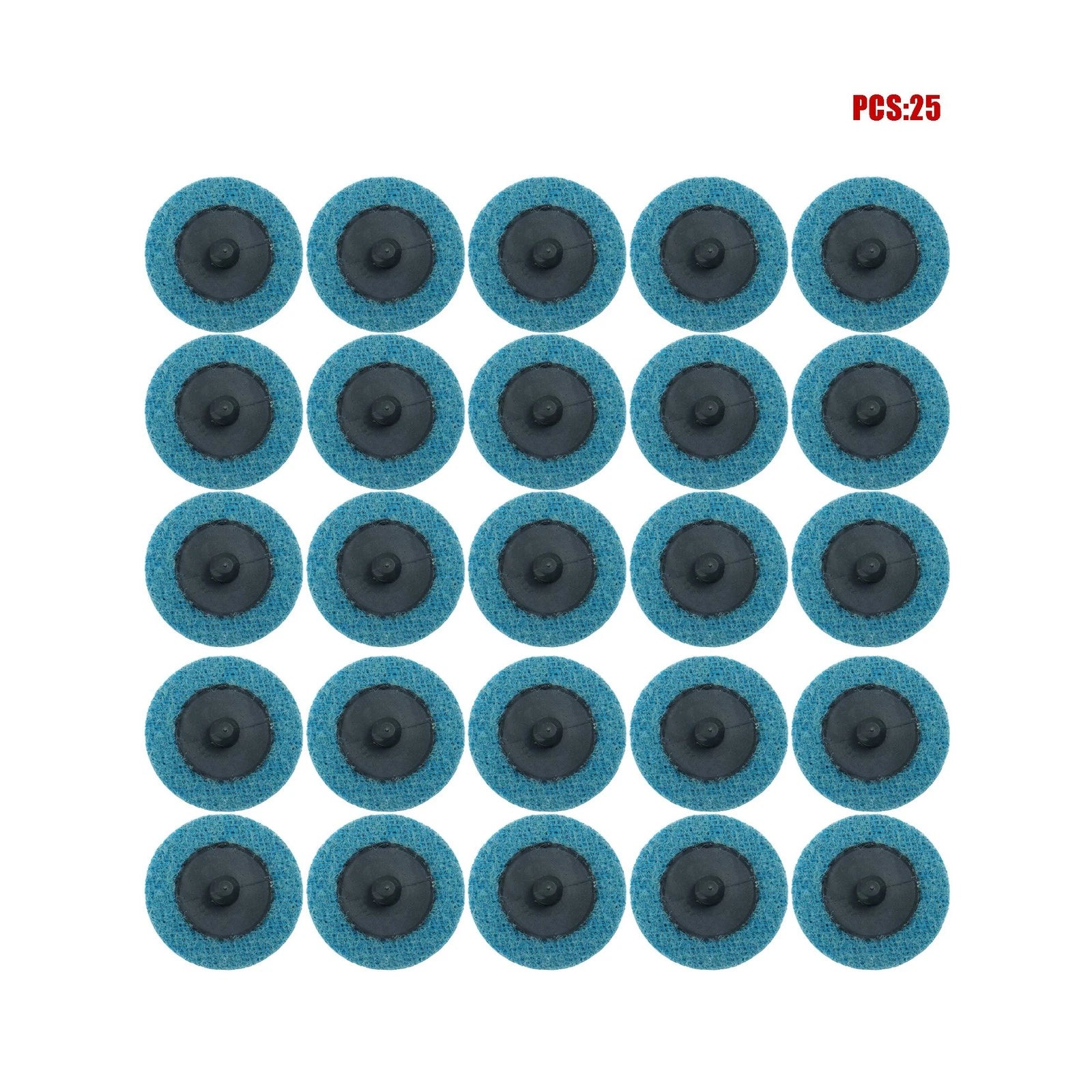 Set of 25 Surface Conditioning Quick Change Discs for Automotive Prep