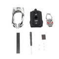 Silver Remote Key Fob Cover for BMW 1 2 3 4 5 6 7 Series X3 X4 M2 M3 M4 M5 M6