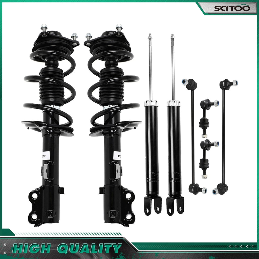 Front Strut Rear Shock Absorber Sway Bar Suspension Kit for Kia Optima (2011–2012)