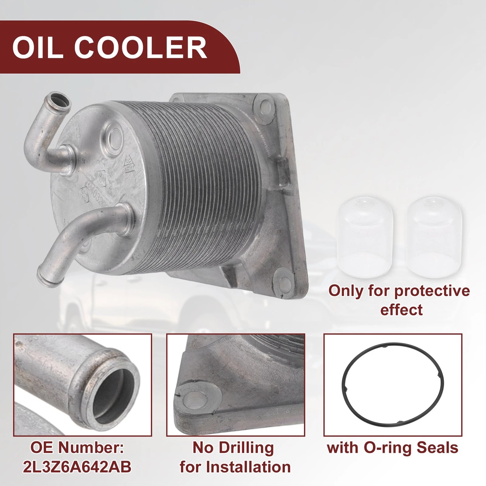 Engine Oil Cooler with Seals for Nissan Rogue (2014–2020) No. 7200756
