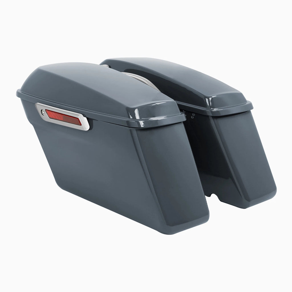 Hard Saddlebags for Harley CVO Street Road Glide (2018) Gunship Gray