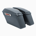 Hard Saddlebags for Harley CVO Street Road Glide (2018) Gunship Gray