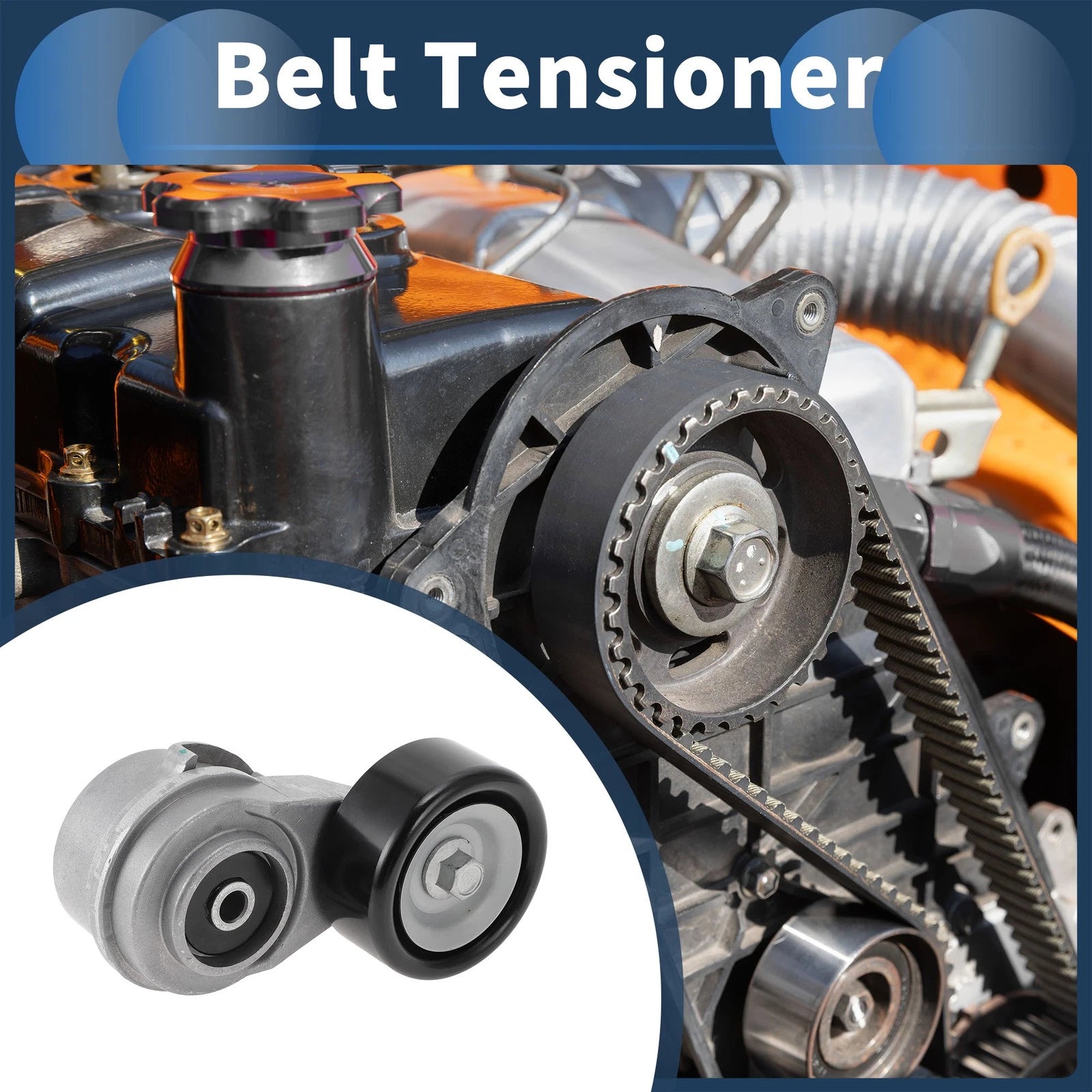 Belt Tensioner for Kia Soul 1.6L L4 (2010–2011) No. 252812B010 Metal