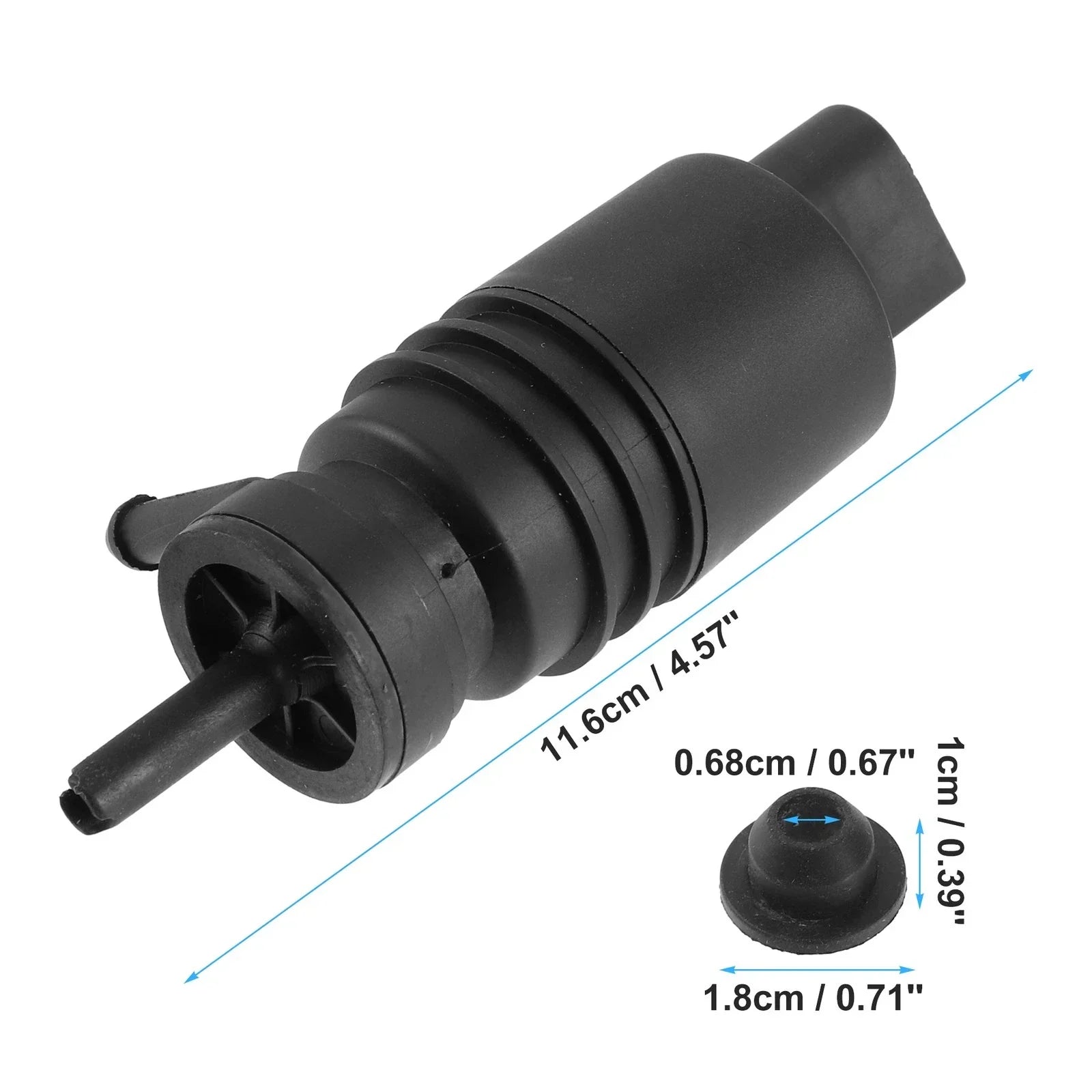 1x Windshield Washer Motor Pump with Grommet for BMW 318i (1997-1998)