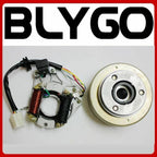 Magneto Stator Plate Roller Flywheel for 50cc 110cc 125cc PIT Quad ATV (2000–2023)