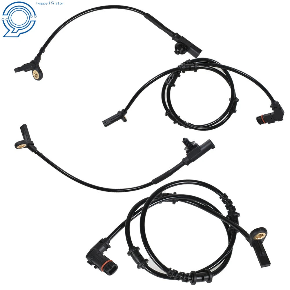 Set of 4 ABS Wheel Speed Sensors for Mercedes-Benz ML350 R350 (2006–2011)