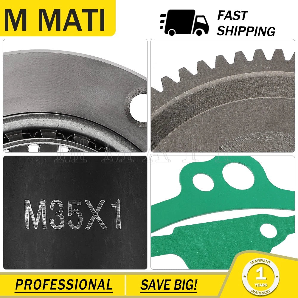 Flywheel Puller Starter Clutch Gear Gasket Kit for Yamaha Wolverine 350 (2006–2009)