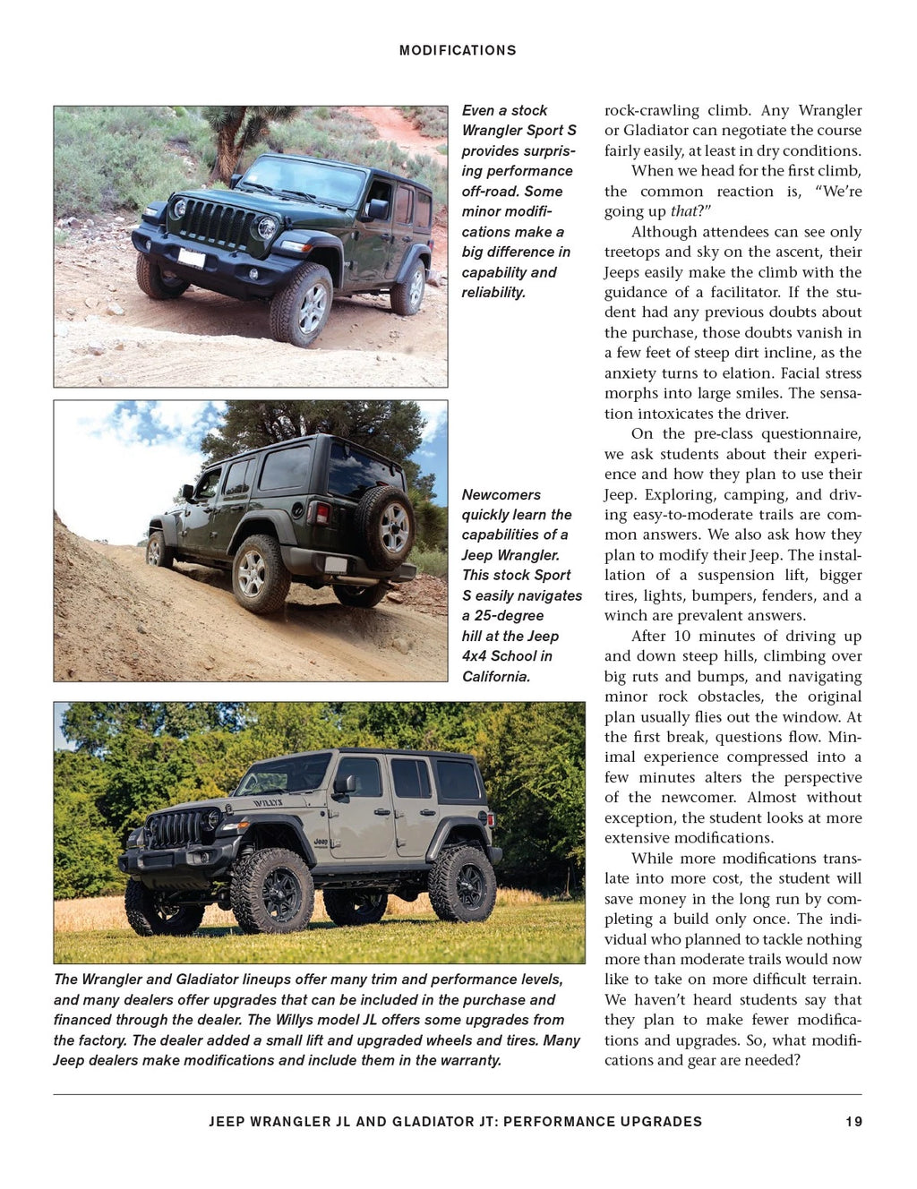Performance Modifications Book for Jeep Wrangler JL & Gladiator JT (2018-2023)