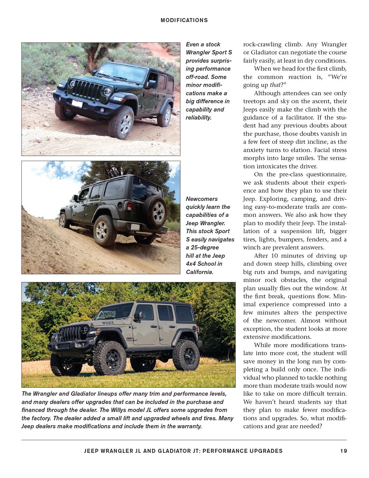 Performance Modifications Book for Jeep Wrangler JL & Gladiator JT (2018-2023)
