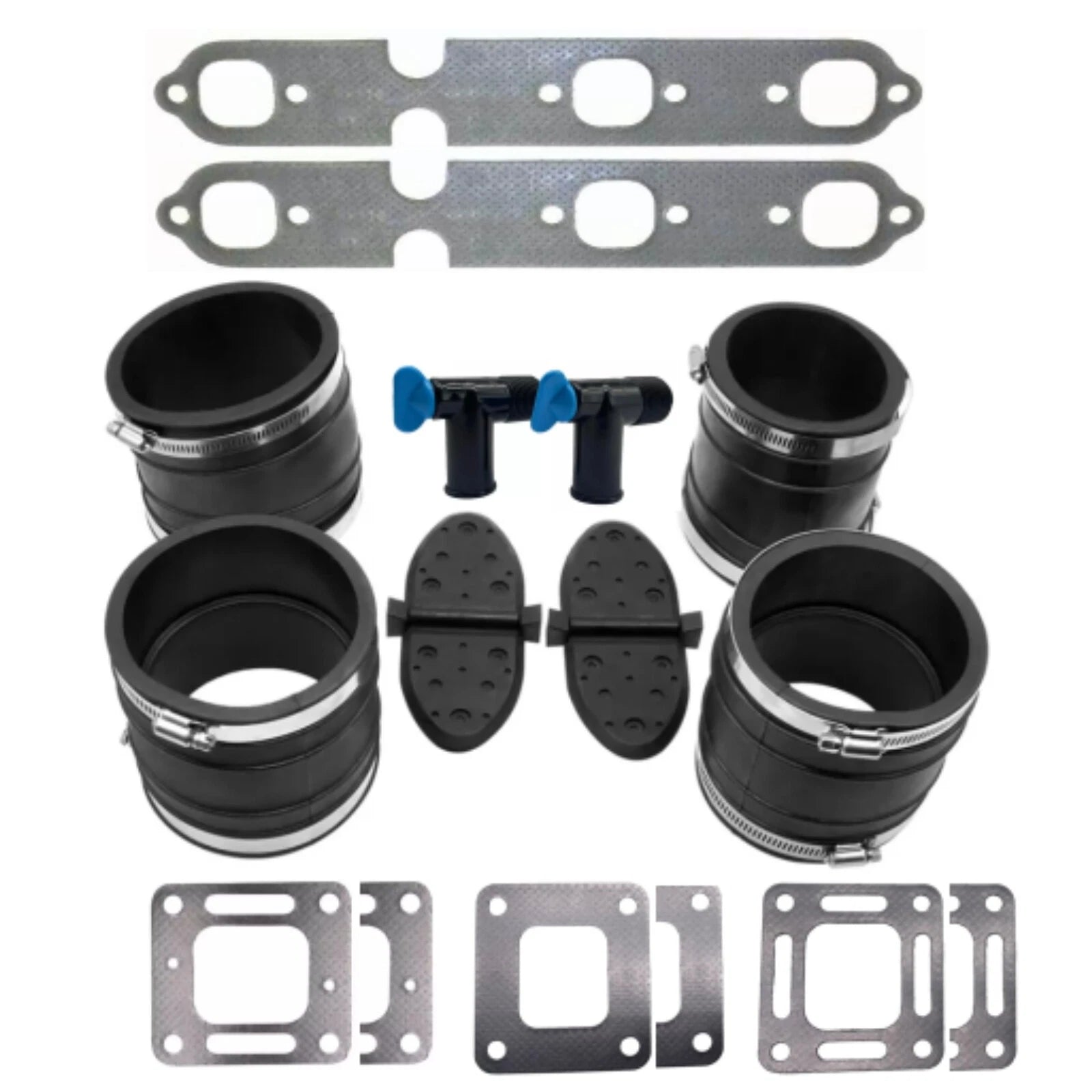 Wet Joint Exhaust Bellow Kit for Mercruiser V6 175-205 (807166A1, 27-99757, 863726)
