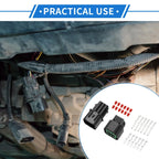 6 Pin Headlight Socket Connector for Hyundai Elantra & Kia (2011-2016)