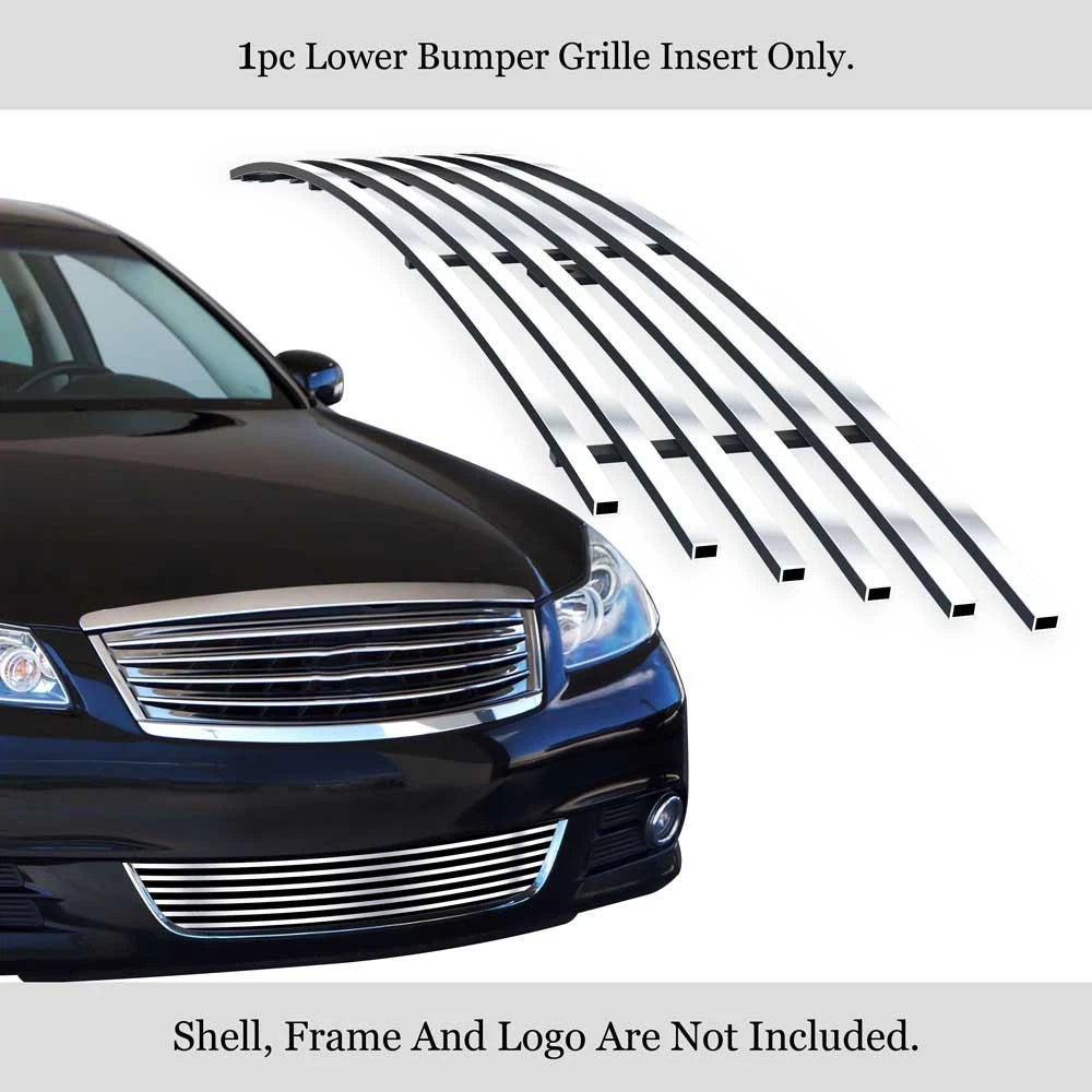 Stainless Chrome Billet Grill Insert for Infiniti M35/M45 (2008-2010)