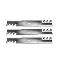 3 Toothed Mulching Blades for John Deere Scotts Mower 46" (Replaces AM3)