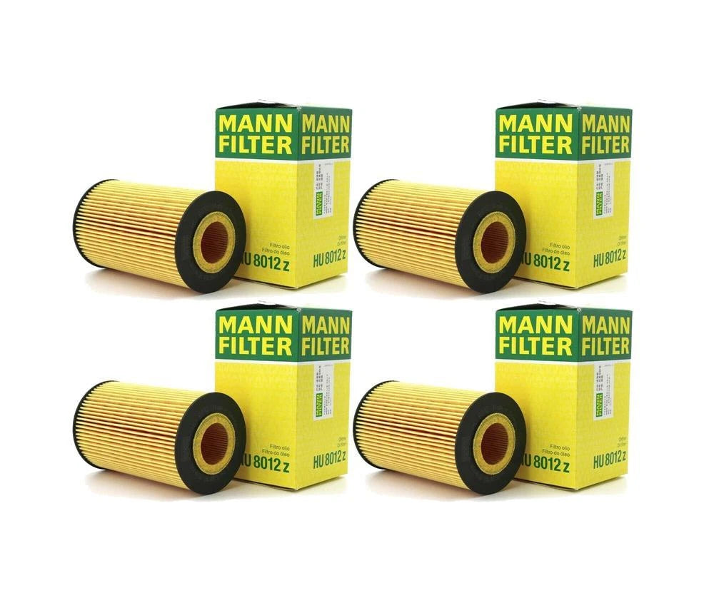 Set of 4 Cartridge Engine Oil Filters for Mercedes W209 W230
