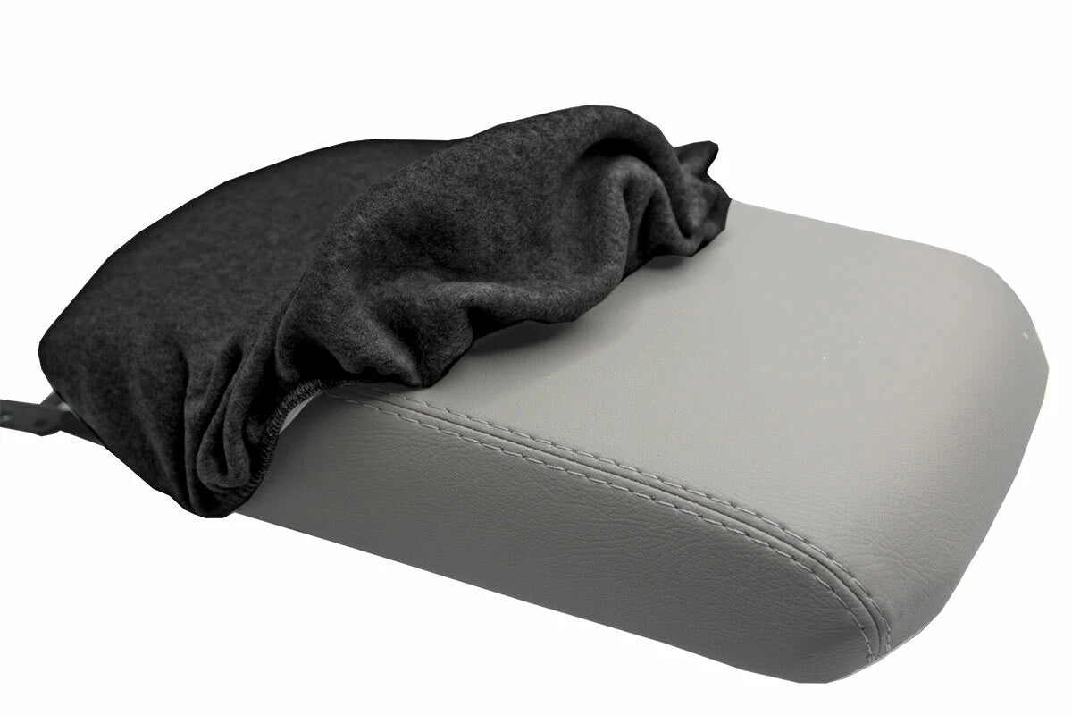 Fleece Console Lid Armrest Cover for Toyota 4Runner (2010–2019) Black
