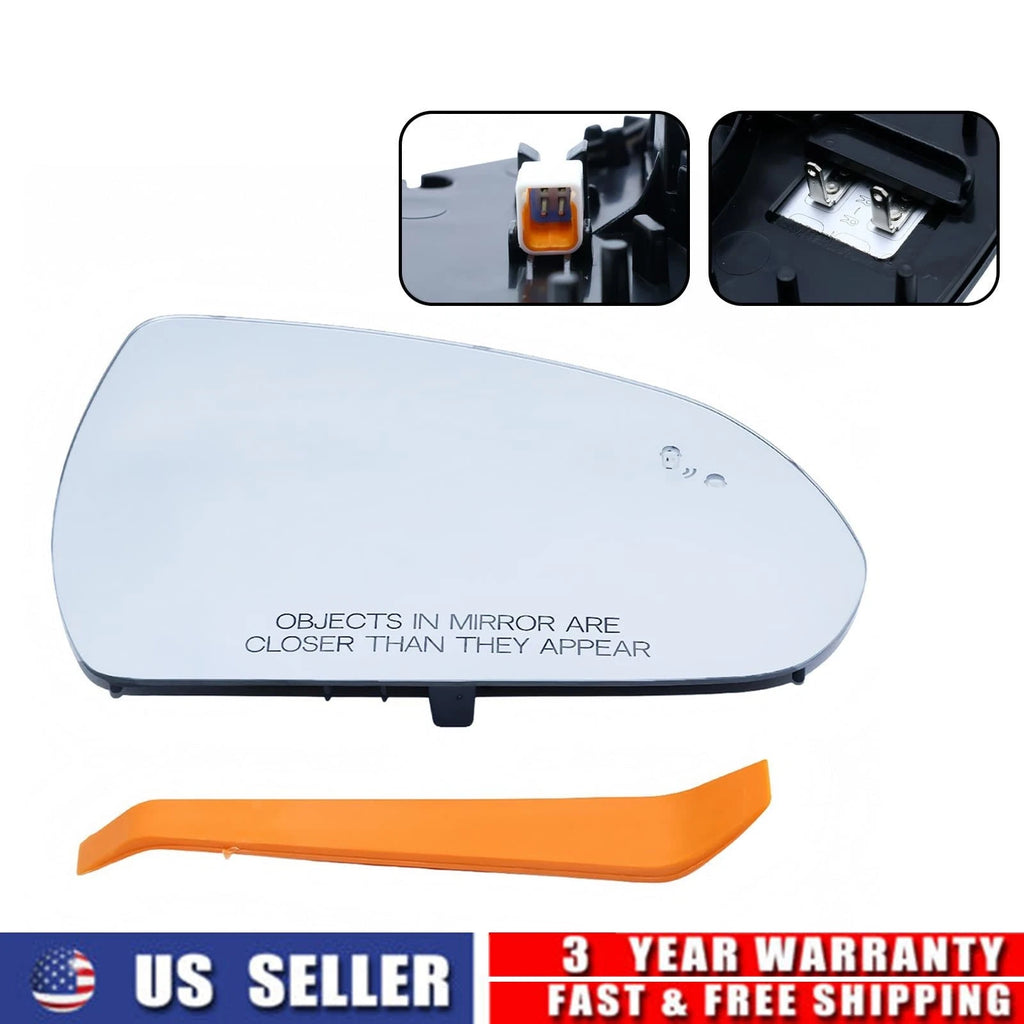 Right Side Heated Mirror Glass for Hyundai Elantra (2017–2020)