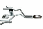 Dual Exhaust Kit for Dodge Ram 1500 (2019–2025) 2.5" Stainless Slash Tips