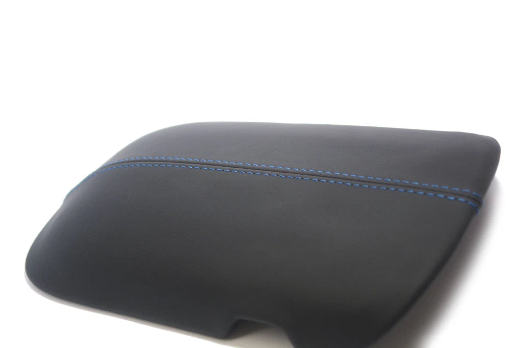 Center Console Armrest Cover for Ford Mustang (2015–2019) White Stitch