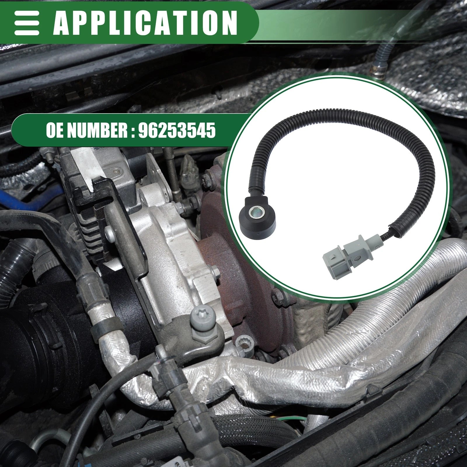 Knock Sensor for Chevrolet Aveo (2004–2008) & Suzuki 96253545