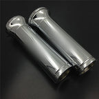 Chrome Hand Grips for Kawasaki EX ZR ZRX ZX ZXR ZZR Ninja (7/8" 22mm)
