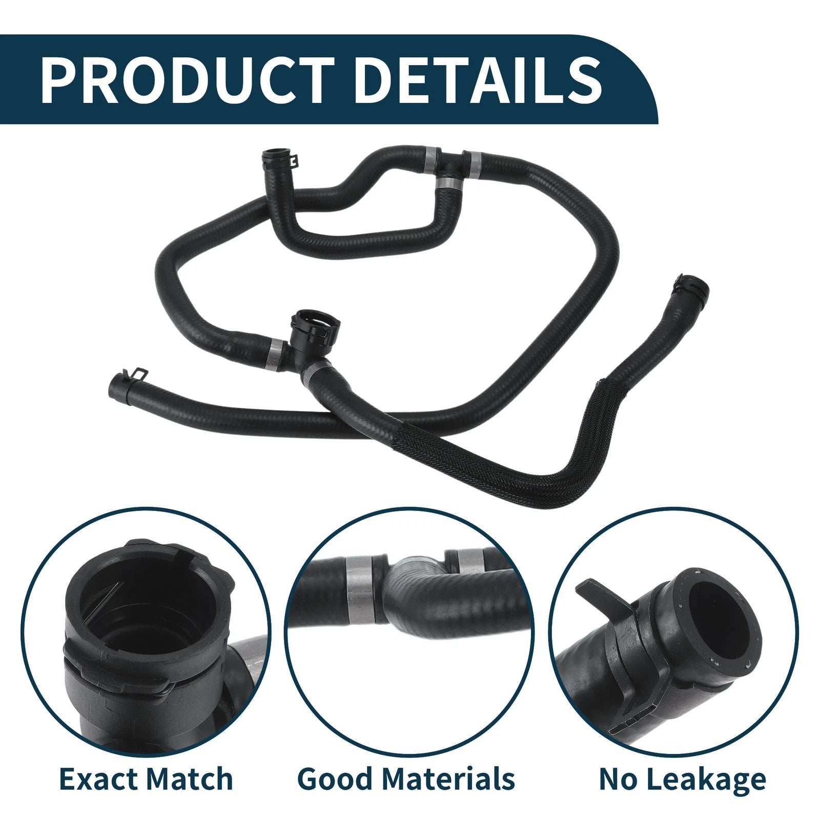Radiator Hose No.CV618C351DC for Ford Escape 2013 (1.6T) Rubber