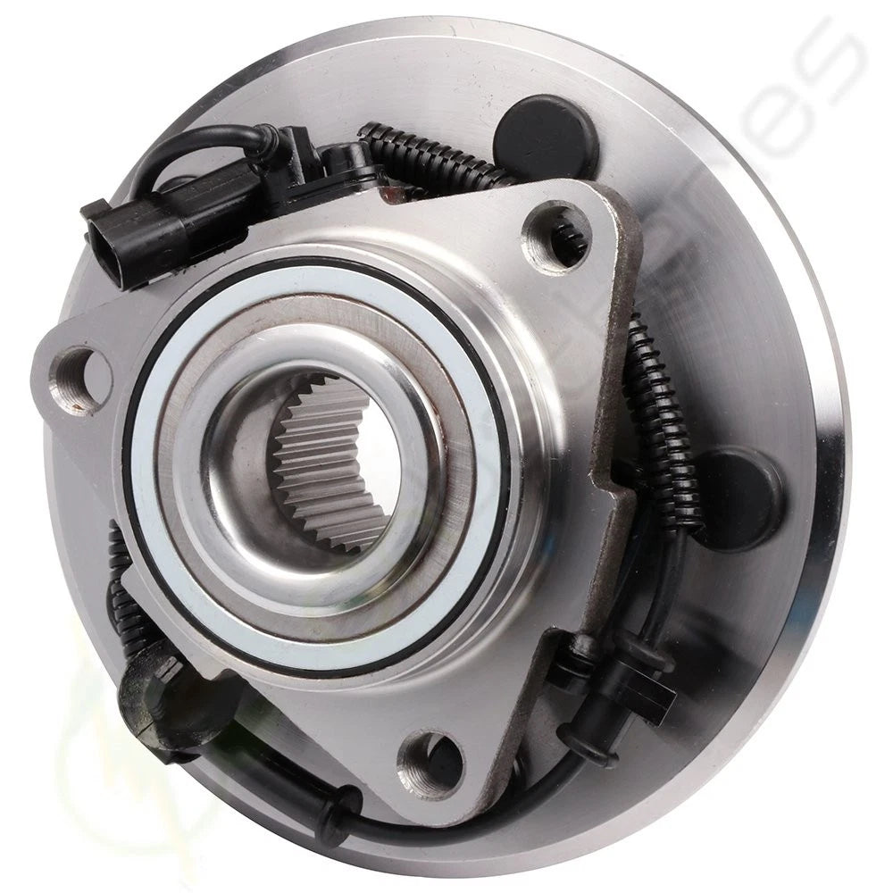 Set of 6 Wheel Bearings & Hubs + Tie Rods for Dodge Ram 1500 2WD (2006–2008)