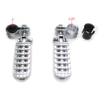 Racing Dominator Footpeg Rest Kit Chrome for Honda GoldWing GL1800 1500 (2001–2010)